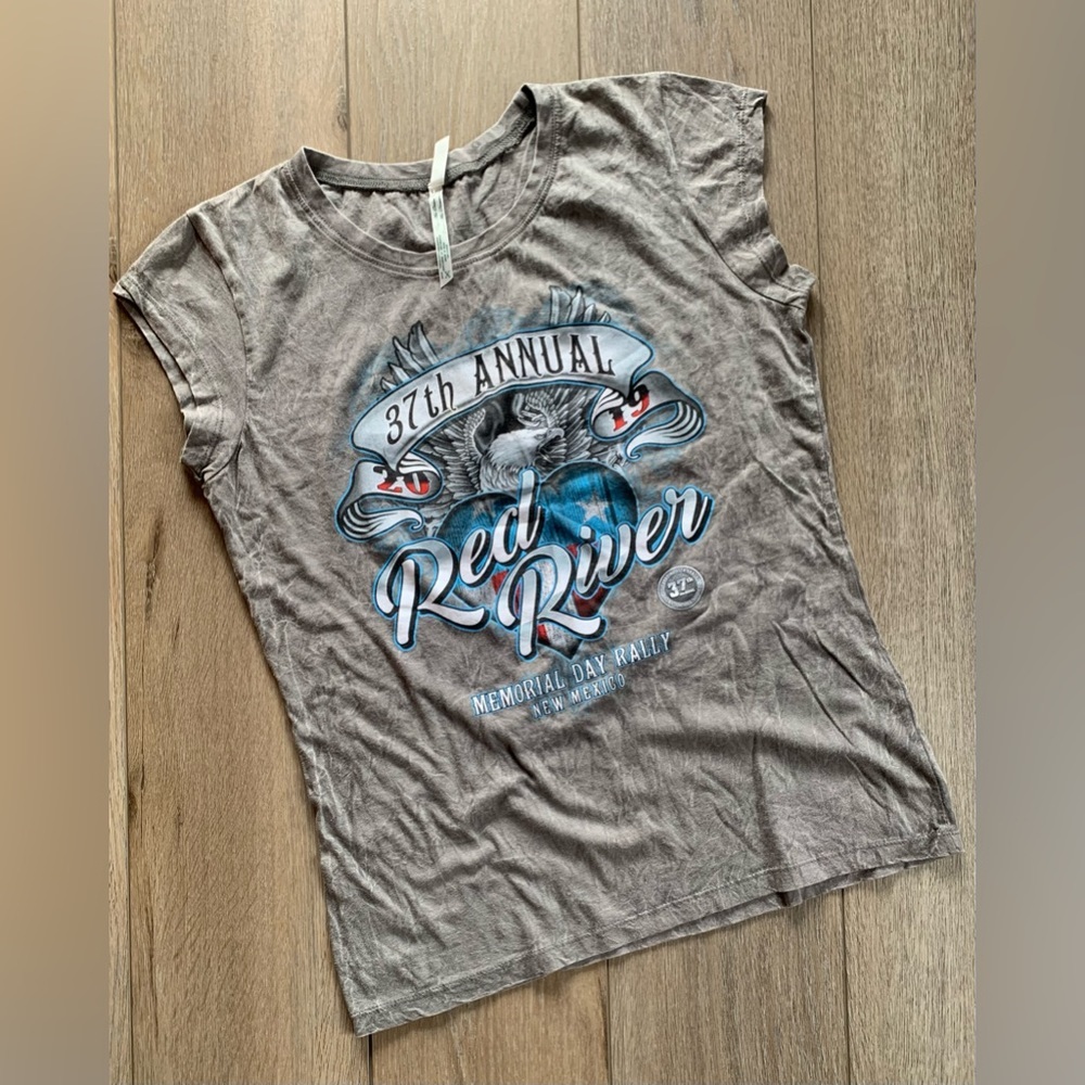 Biker rally short sleeve shirt